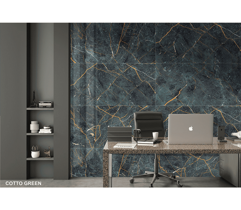 GR.COTTO GREEN HIGH GLOSSY 60X120, RETT., CAL I, 1.44MP/C - imagine 2