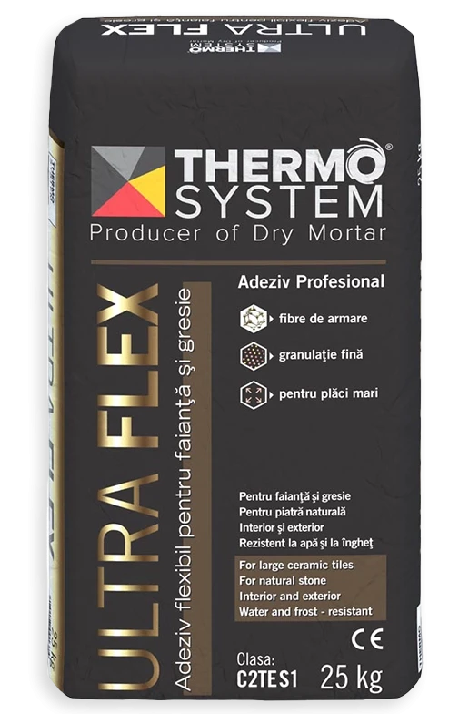 Adeziv flexibil UltraFlex pentru placi ceramice